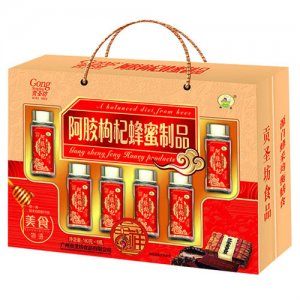 贡圣坊阿胶枸杞蜂蜜制品礼盒