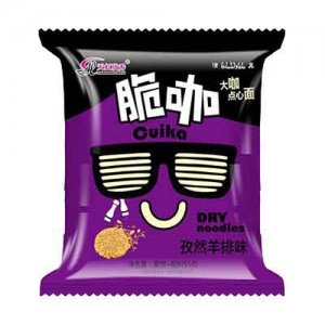 天虹欣秀脆咖点心面孜然羊排味干吃面干脆面