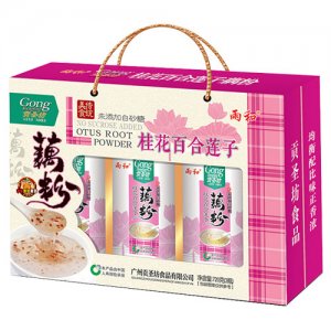 雨和桂花百合莲子藕粉礼盒