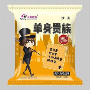 天虹欣秀单身贵族奥尔良鸡翅味干吃面干脆面55克