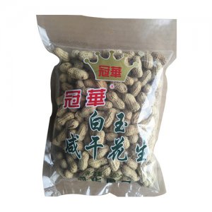 冠华白玉咸干花生400g