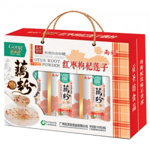 雨和红枣枸杞莲子藕粉礼盒