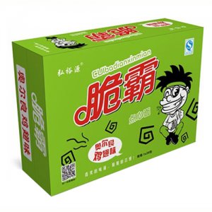 弘裕源脆霸点心面箱装绿