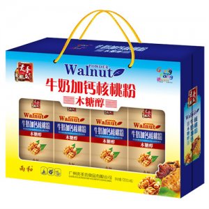 贡圣坊木糖醇牛奶加钙核桃粉礼盒