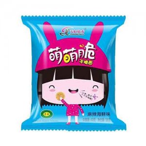 天虹欣秀萌萌脆干吃面干脆面麻辣海鲜味58克