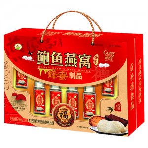 贡圣坊鲍鱼燕窝蜂蜜制品礼盒