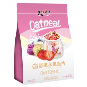 美食物语坚果水果麦片袋装400g