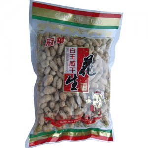 冠华白玉咸干透明袋750g