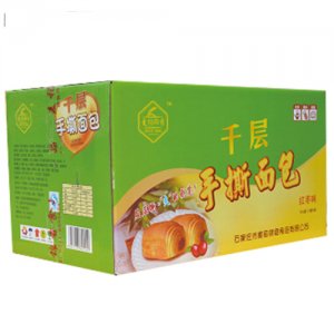麦稻锦香千层手撕面包红枣味箱装