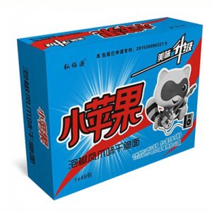 弘裕源小苹果泡椒凤爪味干脆面1x48包