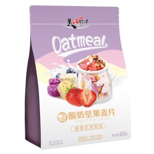 美食物语酸奶坚果麦片袋装400g