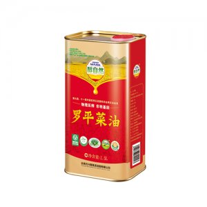 醇自然菜籽油一级1.5L铁罐装