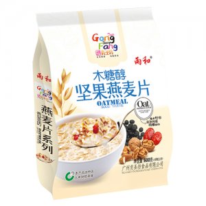 雨和木糖醇坚果燕麦片袋装600g