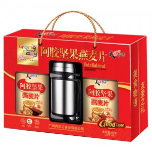 美食物语阿胶坚果燕麦片礼盒