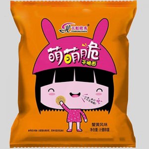 天虹欣秀萌萌脆干脆面蟹黄味散称