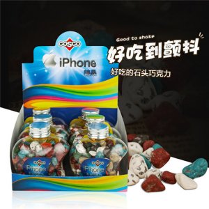 cosco七彩石头巧克力糖果盒装