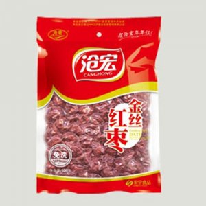 沧宏免洗金丝红枣500克