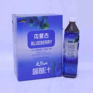 天拜山蓝莓果汁饮料1.25L