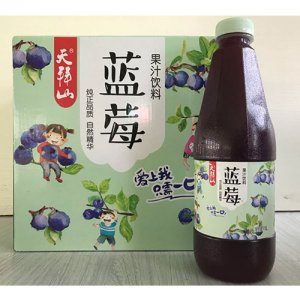 天拜山蓝莓果汁饮料1L