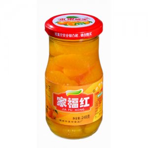 家福红水果罐头橘子罐头