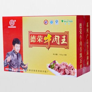 德荣牛肉王150gx8袋箱装