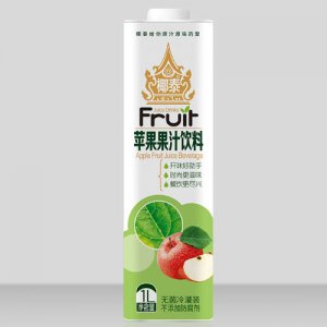 椰泰方盒苹果果汁1L