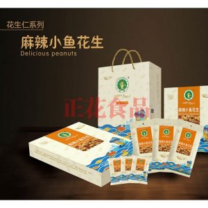 正花麻辣小鱼花生