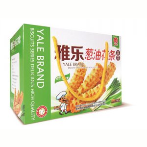 雅乐葱油花条饼干箱装
