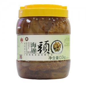 海苑红头盐渍海蜇头2000g