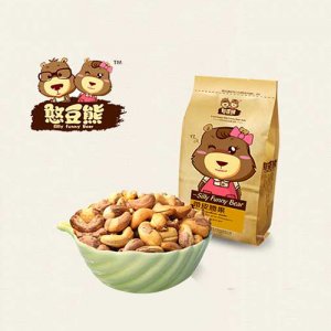 憨豆熊带皮腰果