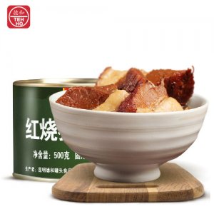 德和红烧肉切片罐头
