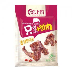 恋上鸭香辣鸭锁骨60g
