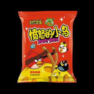 赵户全庄愤怒的小鸟膨化食品红