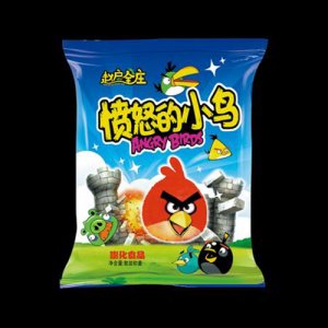 赵户全庄愤怒的小鸟膨化食品蓝