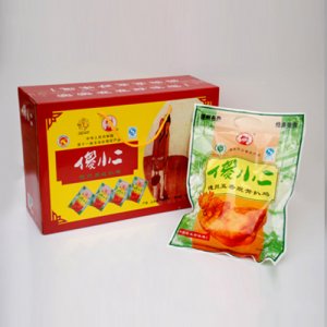 傻小二德州五香脱骨扒鸡箱装红