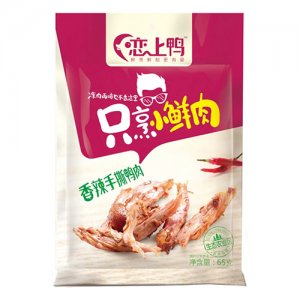 恋上鸭香辣手撕鸭肉65g