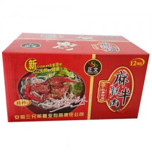 正文麻辣牛肉红薯粉丝箱