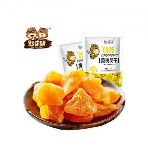 憨豆熊黄桃果干