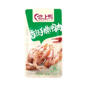恋上鸭香辣手撕鸭肉散称