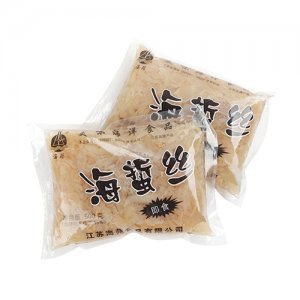 海苑即食海蜇丝透明装500g