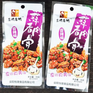 左鸡右鸭蒜香肉骨香辣味