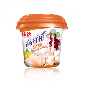 佳达高纤维果粒杯香橙味