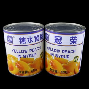 冠荣冠荣黄桃水果罐头
