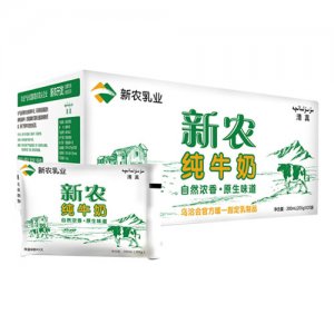新农百利包纯牛奶