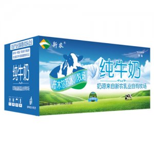 新农冰川纯牛奶