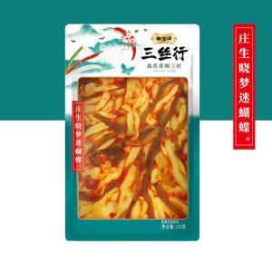 谢李记森系香辣三丝120g