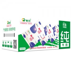 新农利乐枕纯牛奶