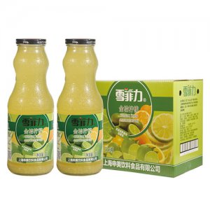 雪菲力专用瓶金桔柠檬汁1L