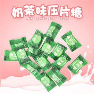 肯帝奶茶味压片糖果袋装
