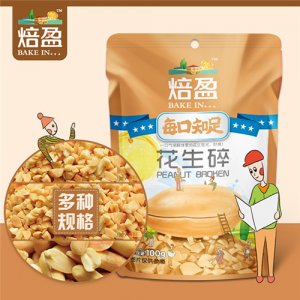 焙盈花生碎100g